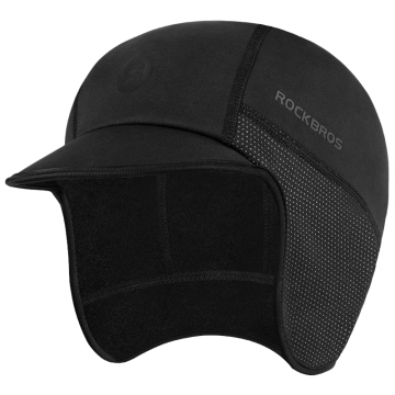 Cycling Cap Custom Warm Hat with Brim for Men and Women - Cotton Cycling Hats for Winter