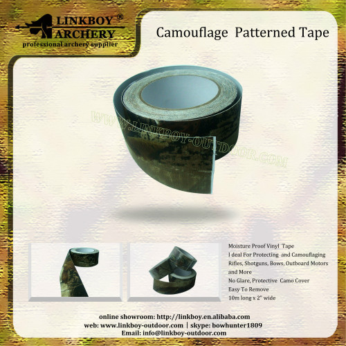 linkboy LBC039-1A Camouflage Patterned Tape archery arrow for hunting