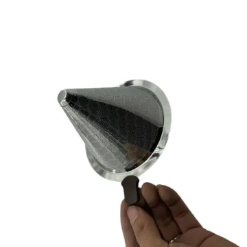 Food Grade Reusable Stainless Steel Coffee Filter Cone
