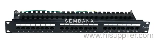 Cat5e Utp 24 Ports Patch Panel 