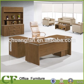 Modern office desk with locking drawers for office