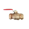 Brass compression ball valve