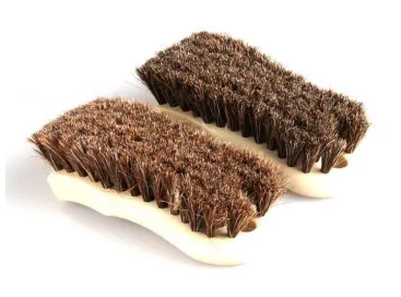Horsehair Detailing Brush for Car Interior Seats and Carpet Automotive Upholstery Cleaner Brush