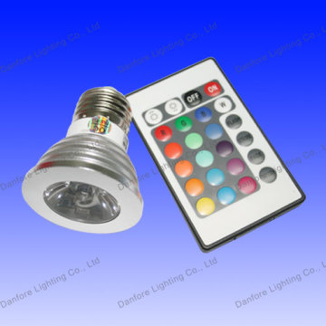 3W RGB LED Spotlight (DF-E27-1B-RGB)