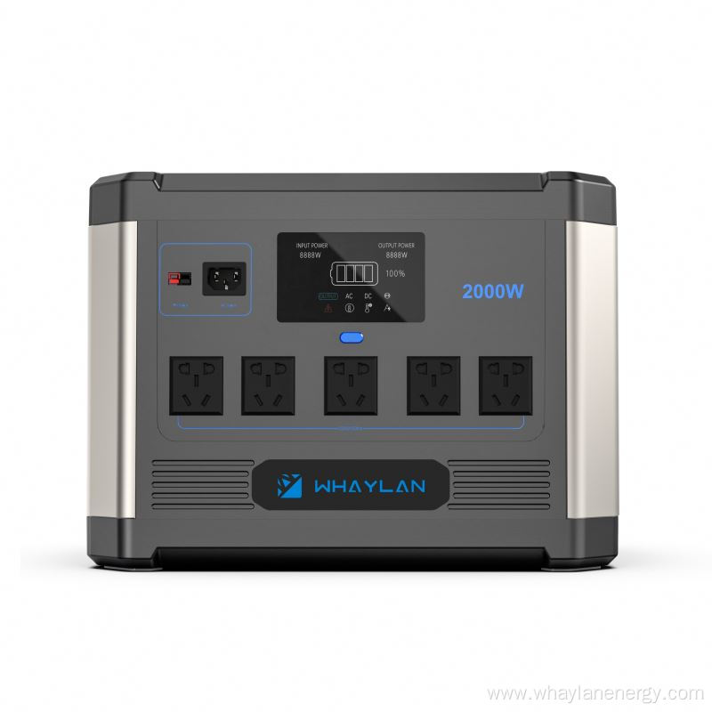 Whaylan 1500W Battery Home Outdoor Portable Power Station