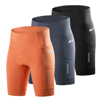 WOSAWE Women's Cycling Shorts with 5D Gel Pads for Off-Road Biking
