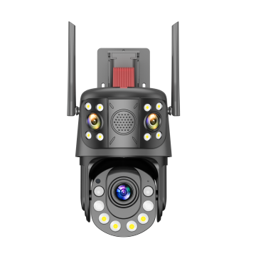 Securexpert ICSEE 4+4+4MP 4.5-ιντσών ζουμ θόλος υψηλής ισχύος διπλή λέιζερ νυχτερινή όραση κάμερα 60m Χρώμα νυχτερινή όραση