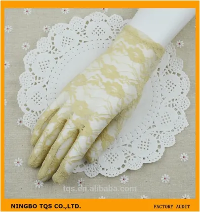 Women Lace Plus Size Wedding Gloves