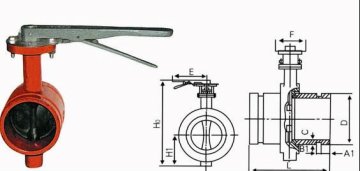 Trench-Type Butterfly Valve