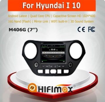 Hifimax car radio for Hyundai I10 2014 car multimedia player for hyundai i10 car audio player