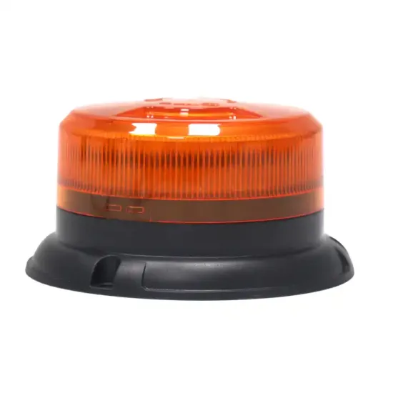 Low Profile Compact Strobe Flashing Emergency Warning Light - Traffic Safety Led Beacon (Magnet Mount)