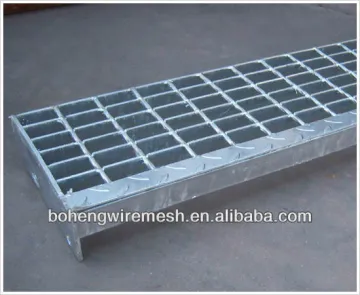 Reliable quality of galvanized steel grating stairs tread floor steel grating
