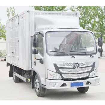 5Tons to 8Tons Foton S1 M4 Aumark Delivery Box Van Cargo Truck  Export to Belize 0086 15897603919