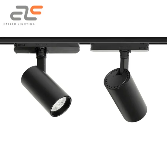 High Power Adjustable Rail System Dimmable Aluminum Indoor LED Track Lighting