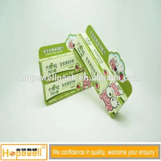 Custom Fascinating Beautify Packing Box Toothpaste Box Makeup Kit