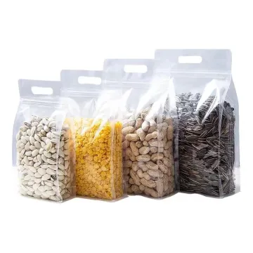Transparent Snack Ziplock Bag Stand Up Pouch