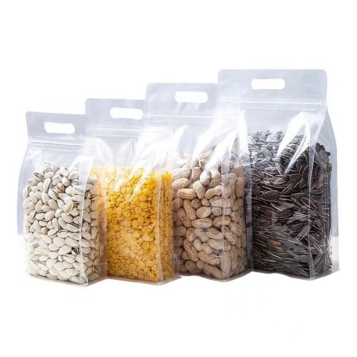 Transparent Snack Ziplock Bag Stand Up Pouch