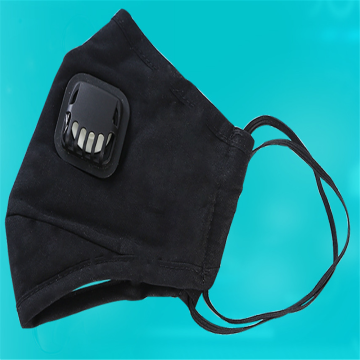 Reusable pm2.5 cotton anti haze mask with filter