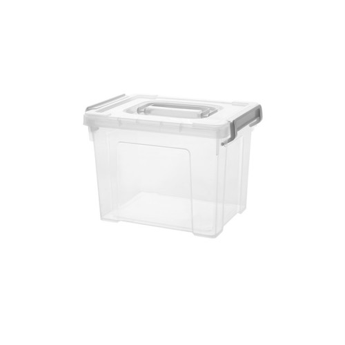 Transparent and thickened storage box