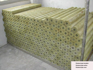Rockwool Pipe Insulation ，rockwool Pipe Section 22 - 529 Mm Dia.