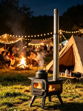 Elegant Vertical Drum Grill