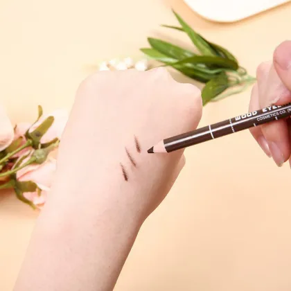 Long-Lasting Waterproof Brown Eyebrow Eyeliner Pencil