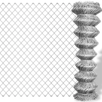4ft x 50ft Galvanized Steel Chain Link Fence