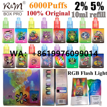 R&M BOX MAX Mesh Disposable Pen 8000 Puffs