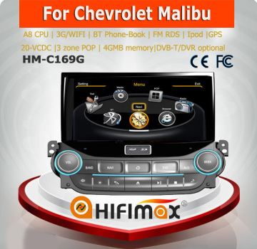 Hifimax dvd and gps for malibu/chevrolet malibu gps/chevrolet malibu 2013 2012