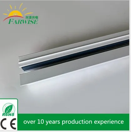 4 wires LED thicken aluminum track rail track light systems