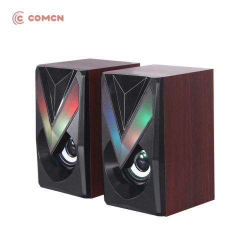 6W Computer Speaker with Wooden wooden speaker 3w from shenzhen Manufactory