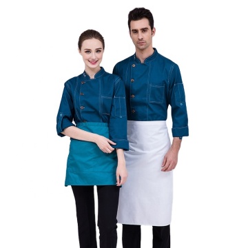 Long Sleeve Hotel Chef Uniforms: Winter Chef Uniform Jacket and Dress for Restaurants and Bars