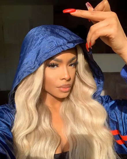 Fashion 613 full lace wig Bundles with Closure Body Wave Remy Human Hair Weave Honey Blonde 100% virgin human hair bundles