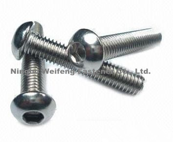 dome headed screw pan allen head screw