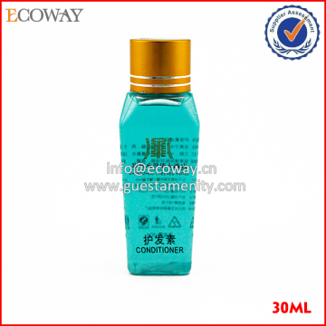 Small plastic hotel bottle with aluminum cap clear empty bottles with caps