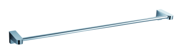 Wall-Mounted Brass Chorme Finish Single Towel Rack