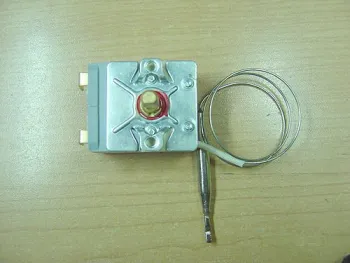 Capillary thermostat for oven, water heater and deep friers