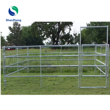 Horse Fence Panels and Gates for Farm Barrier and Livestock Containment