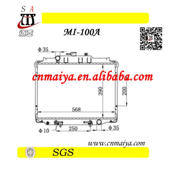 car radiator for Delica 87-93