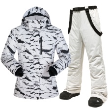 Male money printing fabrics ski suit