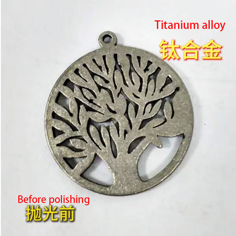 before titanium parts deburring