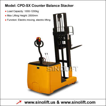 CPD-SX Full Electric Counter Balance Stacker With Curtis Electric Control System