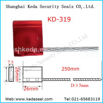 3.5mm Stainless steel cable seal for containers KD-319