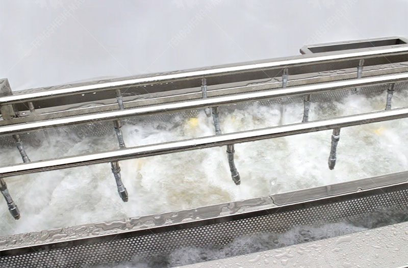 Large industrial vegetable washing machine
