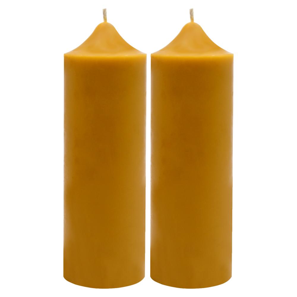 Wholesale Pure Natural Beeswax Pillar Candles