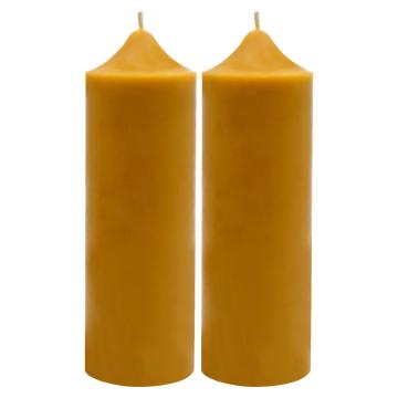 Wholesale Pure Natural Beeswax Pillar Candles