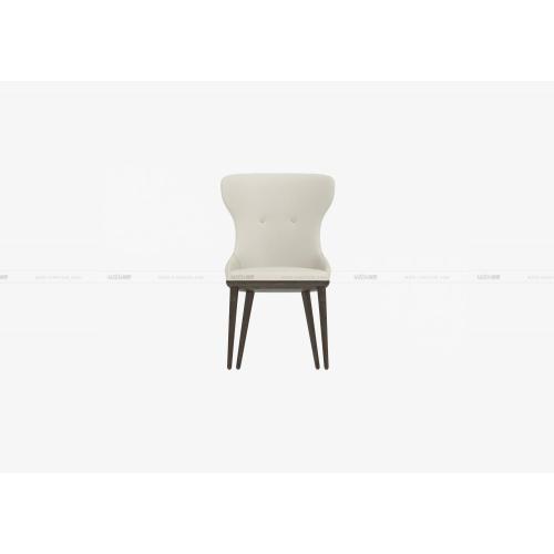 Dining chair Modern style wood leather dining chair Supplier