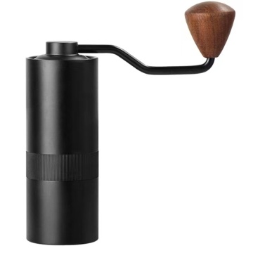 Portable Stainless Steel Manual Coffee Bean Grinder with Adjustable Settings
