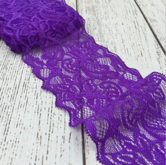 Nylon Spandex 8 CM Stretch Lace Lady Lingerie Lace