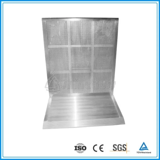 Useful aluminium crowd control folding metal Temporary barricade concert barriers